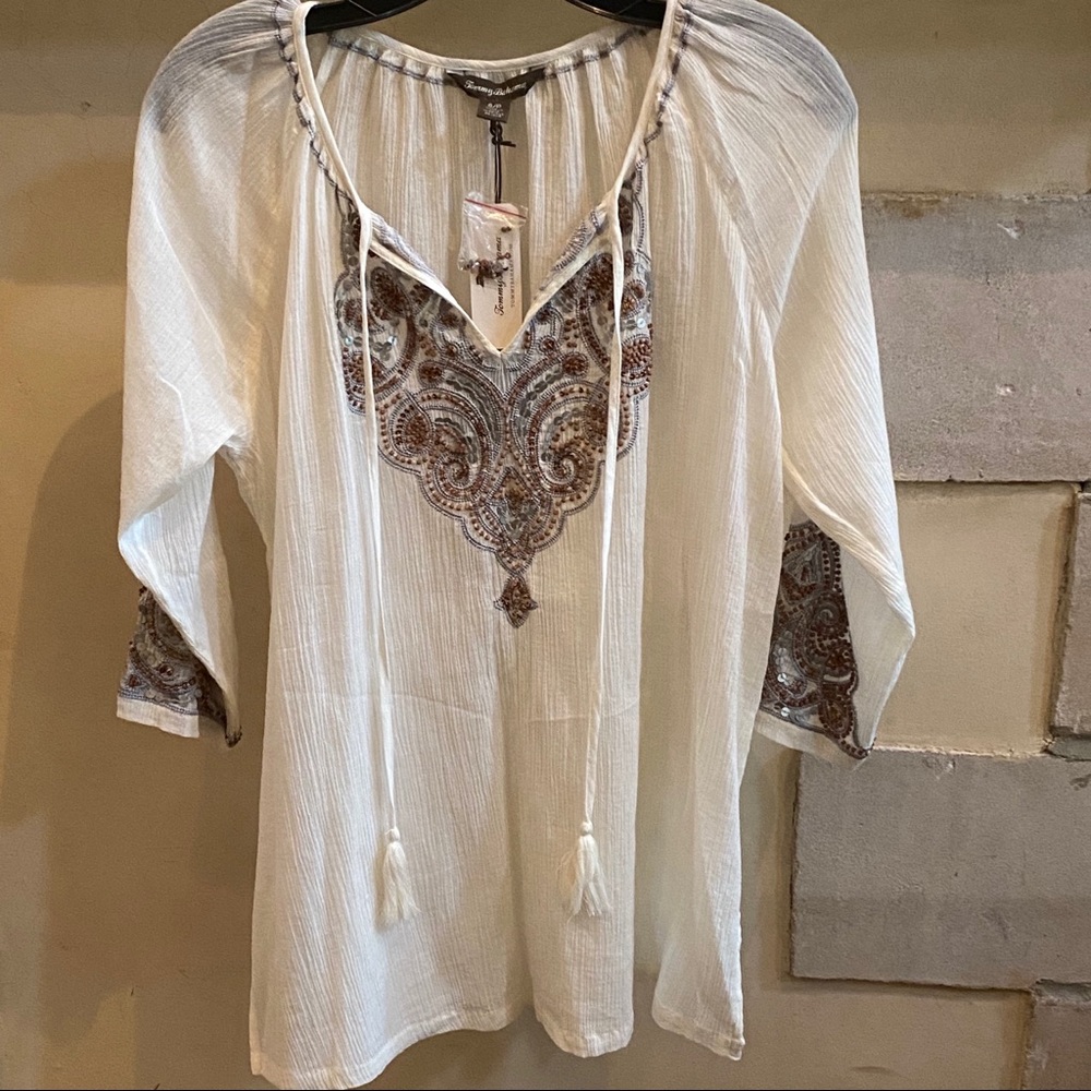 Garden Gauze Top